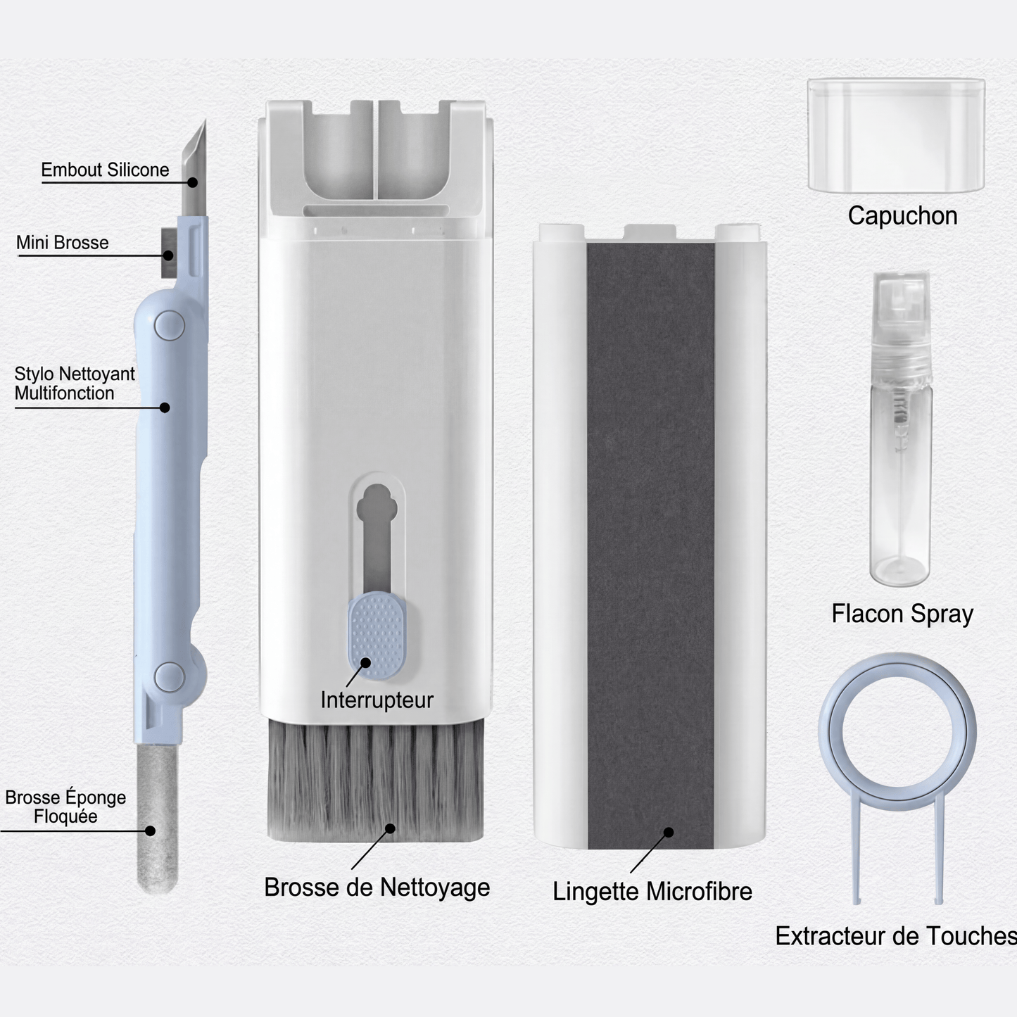 Kit Nettoyage Téléphone 7-en-1
