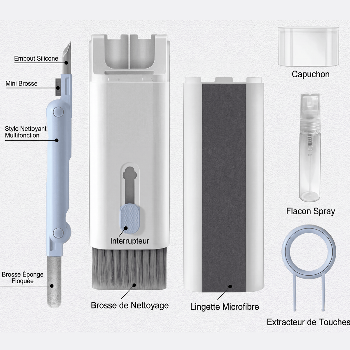 Kit Nettoyage Téléphone 7-en-1